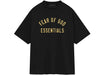 Fear of God Essentials Jersey Crewneck Tee Black
