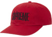 Supreme Splatter 6-Panel Red