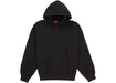 Supreme Satin Applique Hooded Sweatshirt (SS26) Black