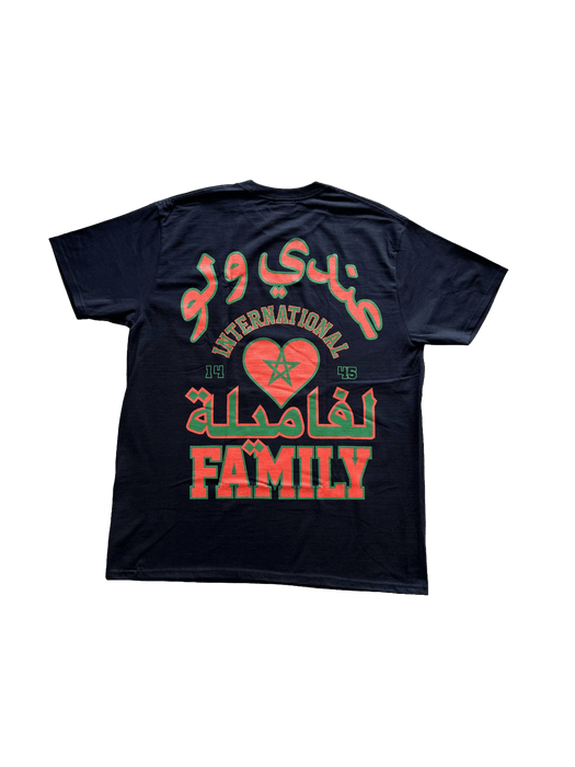 Corteiz Tee Family International Morocco Black