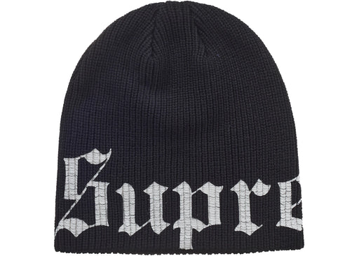 Supreme Old English Printed Beanie (SS26) Black