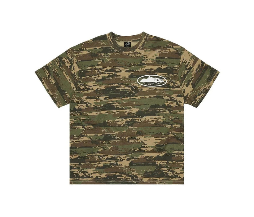 Corteiz Island Puff Print Tee Digi Camo