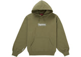 Supreme Box Logo Hooded Sweatshirt (FW25) Light Olive