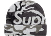 Supreme Camo Big Logo Beanie Snow Camo