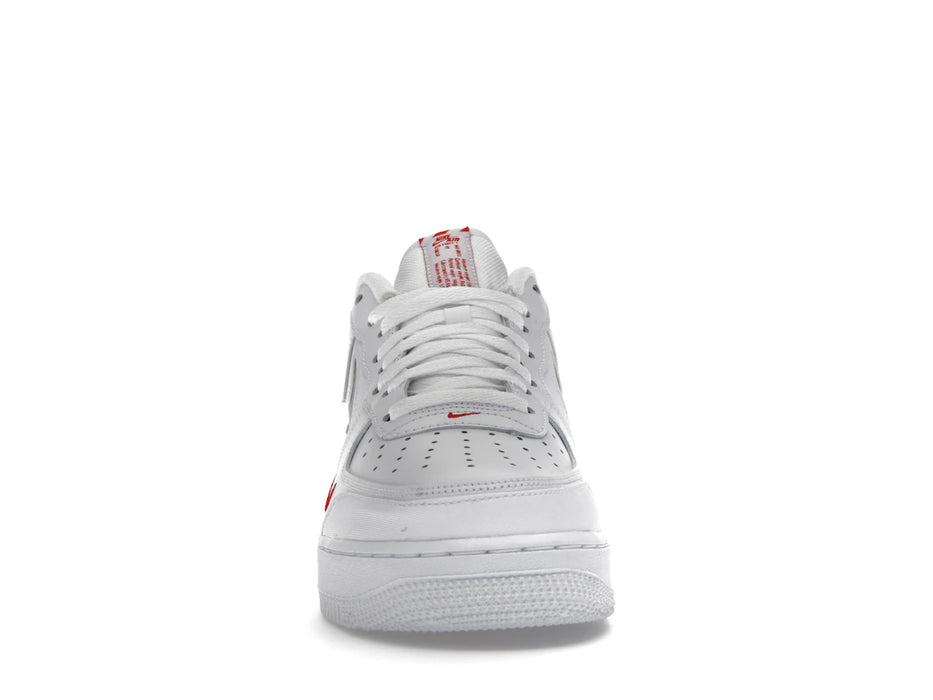 Nike Air Force 1 Low Reflective Swoosh White University Red