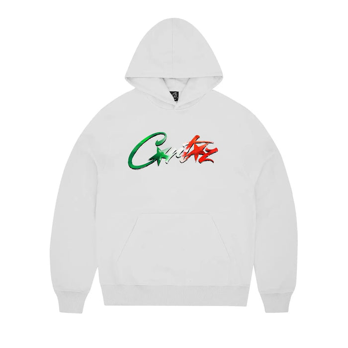 Corteiz Allstarz Italia Hoodie White