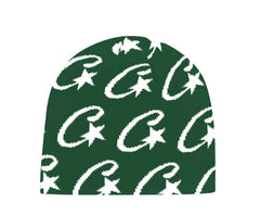 Corteiz Cstarz Monogram Beanie Green