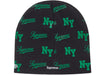 Supreme New Era Monogram Beanie Black