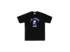 Bape A Bathing Ape Men Black Screen Camo College Tee Blue
