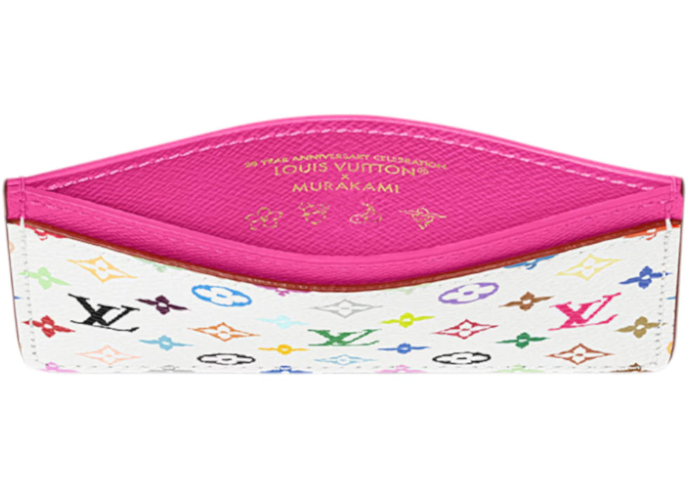 Louis Vuitton x Takashi Murakami Card Holder White Multicolored