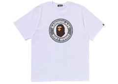 BAPE Cloud Head Monogram Busy Works Tee White