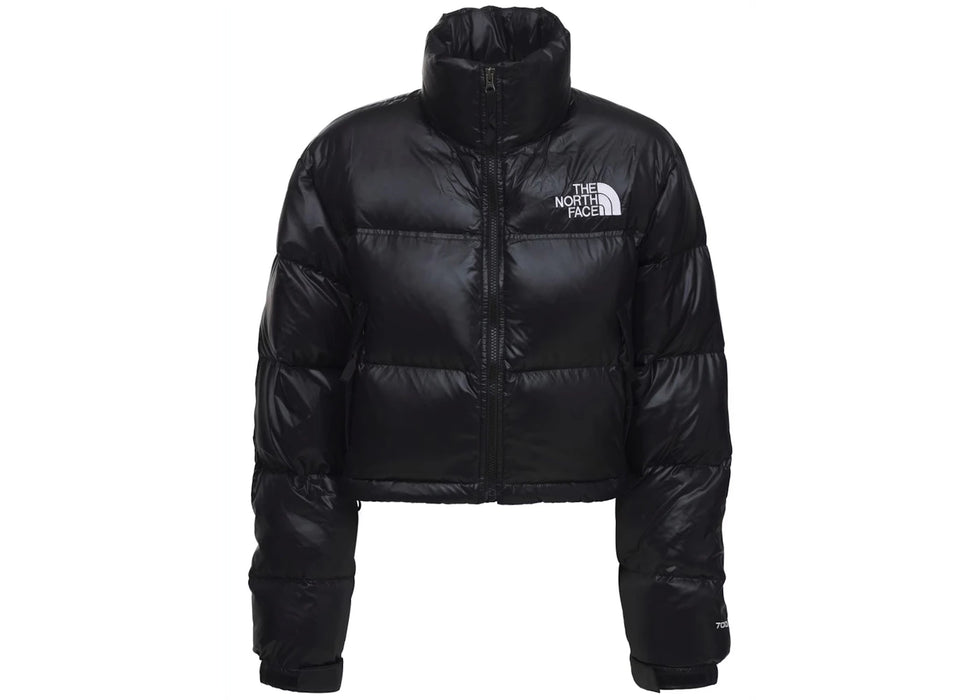 The North Face Womens Nuptse 700 Fill Short Jacket TNF Black