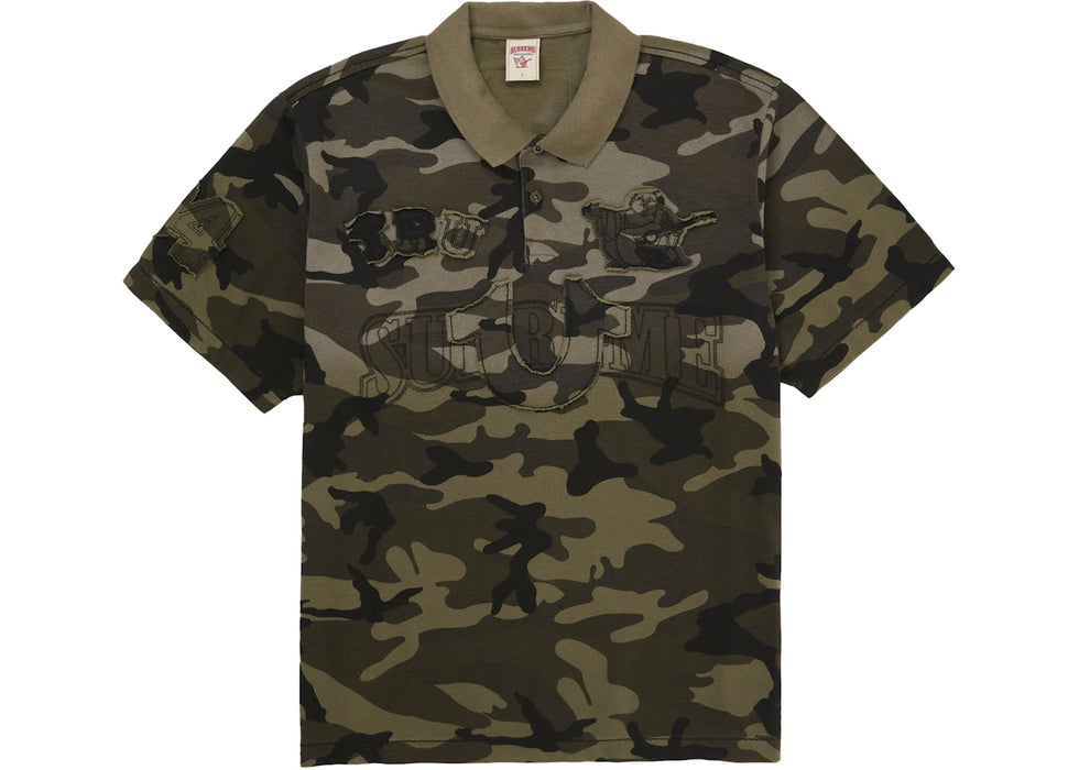 Supreme True Religion Applique Polo Woodland Camo