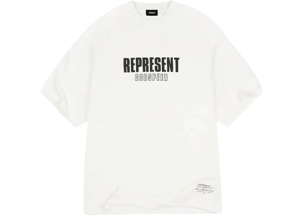 Represent Godspeed T-shirt Flat White