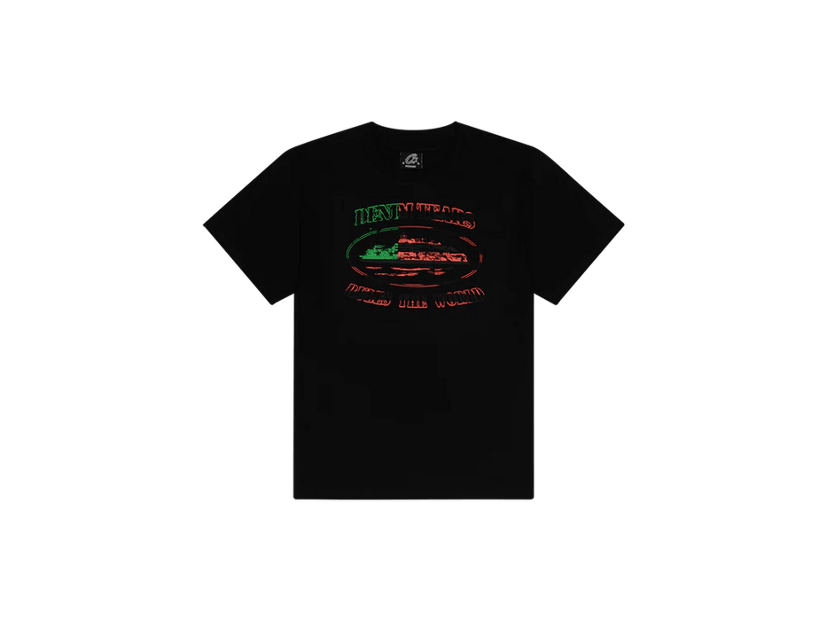 Corteiz x Denim Tears Cortears OG Alcatraz Tee Black