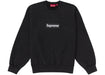 Supreme Washed Box Logo Crewneck Black