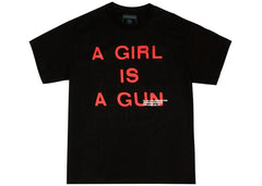 Pleasures A Girl is a Gun T-shirt Black