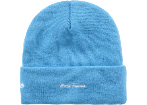 Supreme New Era Box Logo Beanie (FW25) Cyan