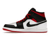 Jordan 1 Mid Gym Red Black Toe