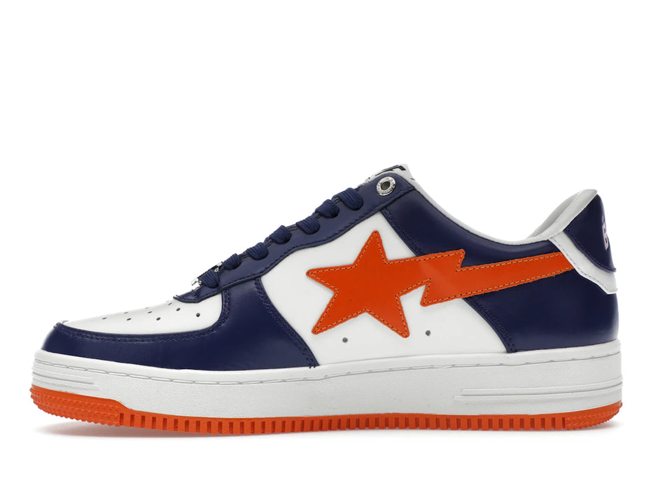 A Bathing Ape Bape Sta #3 M2 White Blue Orange