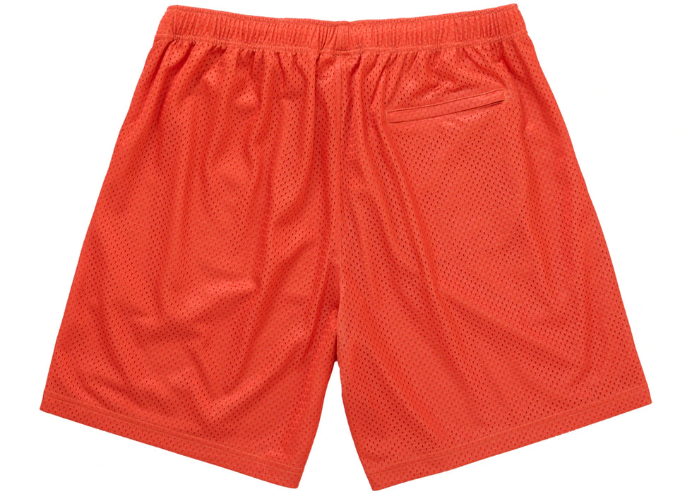 Supreme Rhinestone Mesh Short Orange