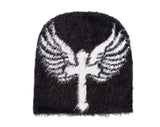 Reflection Luxury Fuzzy Beanie black