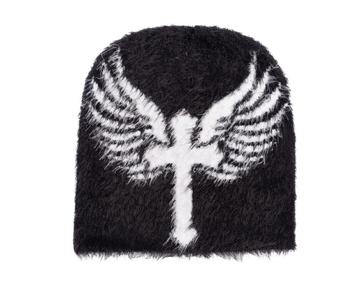 Reflection Luxury Fuzzy Beanie black