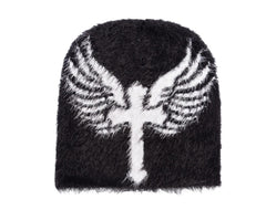 Reflection Luxury Fuzzy Beanie black