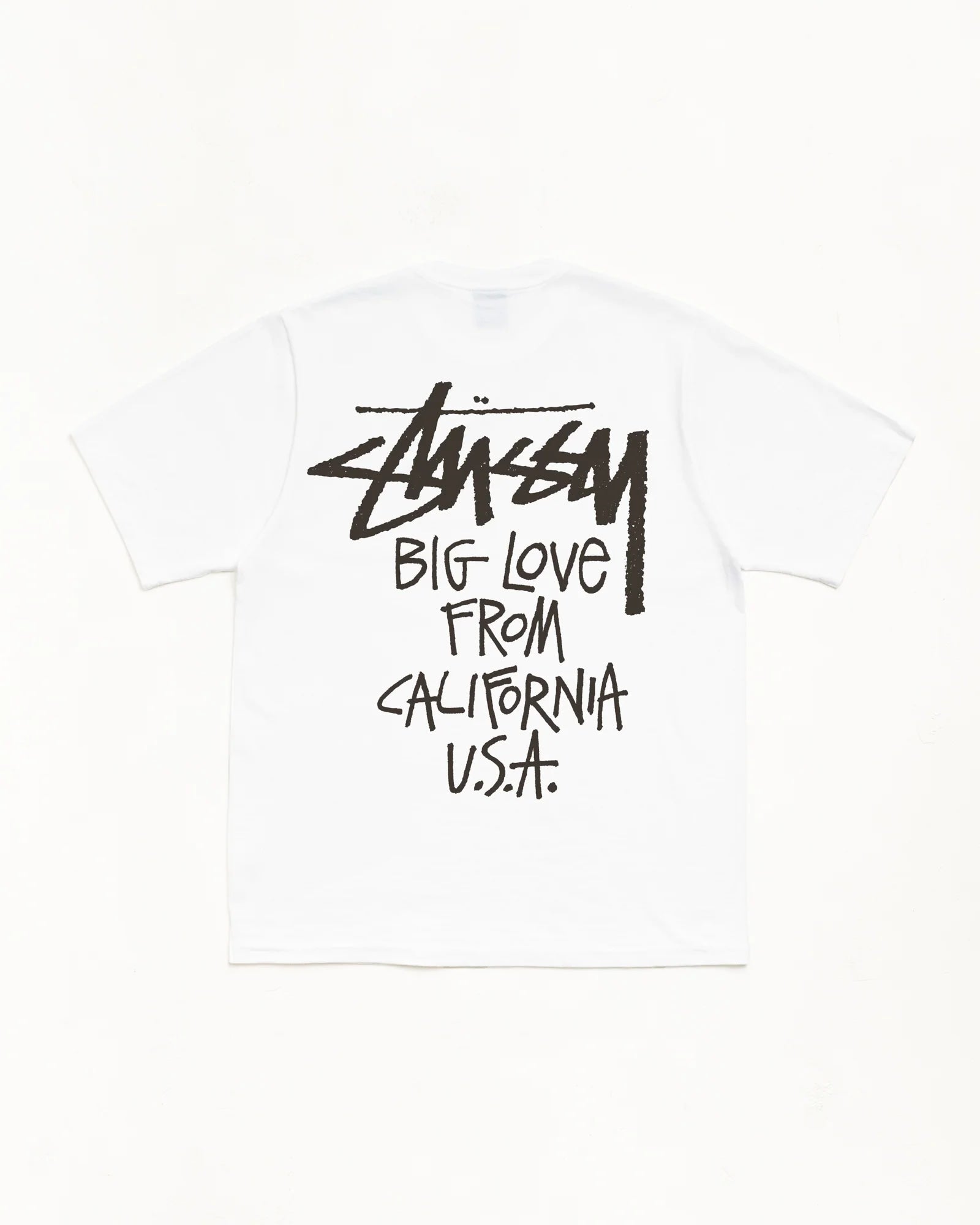 Stussy  Big Love Tee Mens White