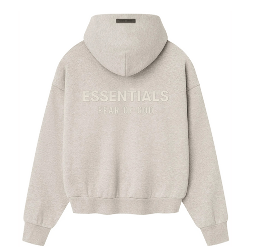 Fear of God Essentials Classic Hoodie Heather Stone