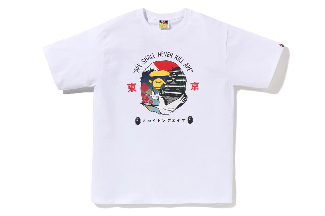 BAPE Tokyo Exclusive Ape Head Tee #1 White