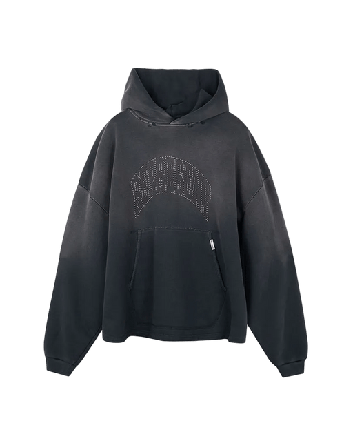 Represent Embellished Hoodie Black