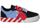 OFF-WHITE Vulc Low Black Light Blue (Kid's)