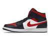 Jordan 1 Mid White Black Red (2022)