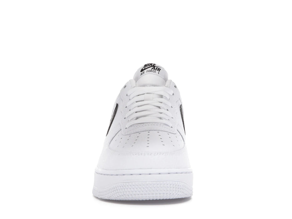 Nike Air Force 1 Low '07 White Black Pebbled Leather