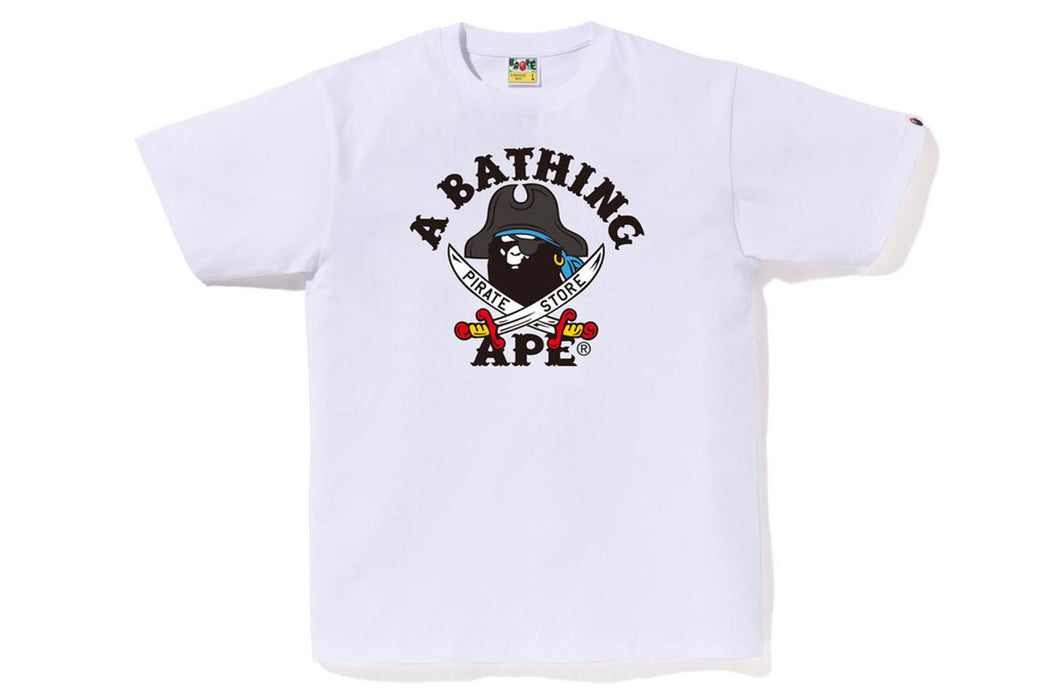 BAPE Pirate Store Captain Ape Pirate College - White