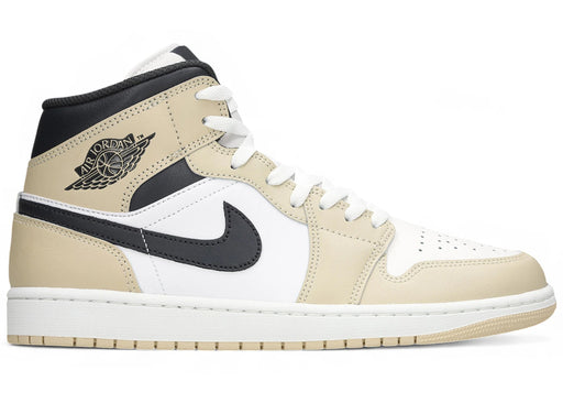 Jordan 1 Mid Summit White Off Noir Rattan