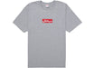Supreme Arabic Box Logo Tee Heather Grey