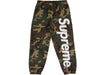 Supreme Satin Applique Sweatpant (SS26) Woodland Camo