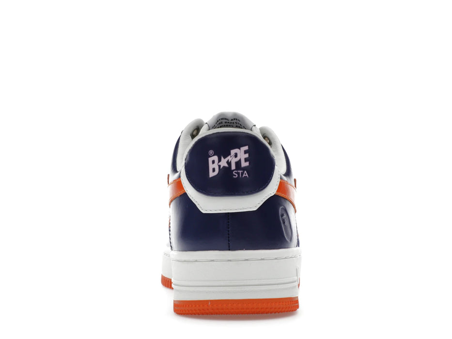 A Bathing Ape Bape Sta #3 M2 White Blue Orange