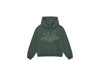 Broken Planet Zip Up Hoodie Emerald Green