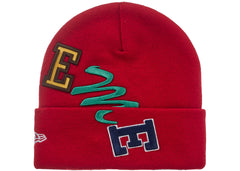 Supreme New Era Arc Beanie Red