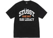 Stussy x Our Legacy Work Shop Collegiate Pigment Dyed Tee Black