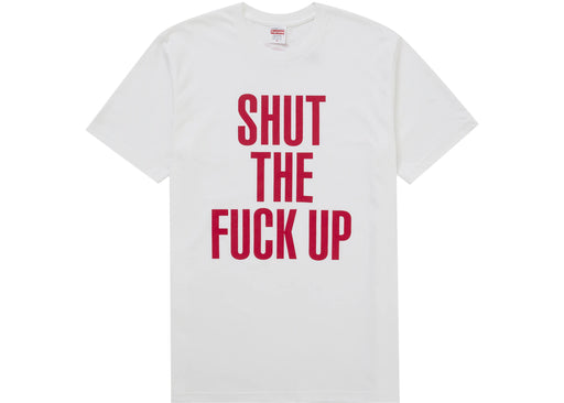 Supreme Number (N)ine Shut Up Tee White