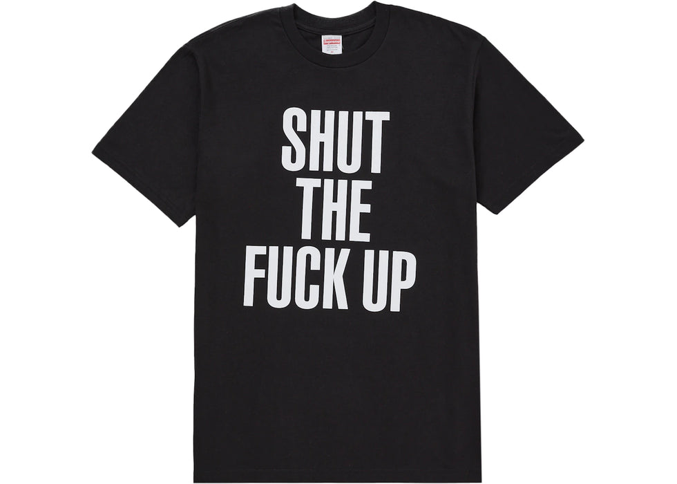 Supreme Number (N)ine Shut Up Tee Black
