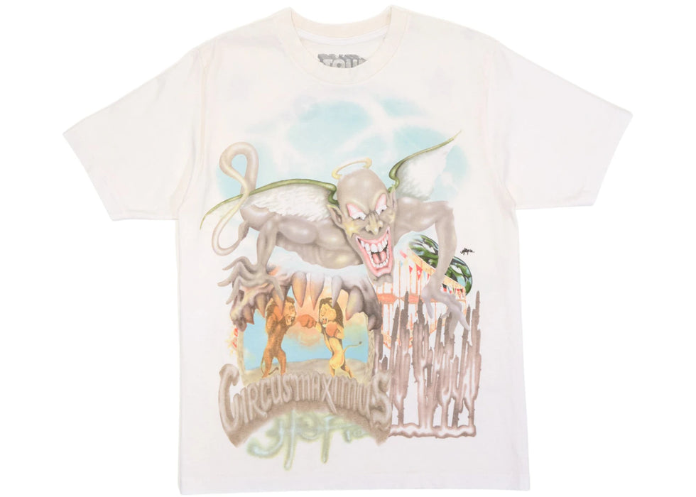 Travis Scott Utopia Circus Maximus 2023 Tour III Tee White