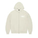 Corteiz Island Puff Print Zip Hoodie Off White