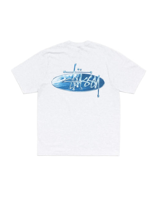 Stussy Wave oval tee grey