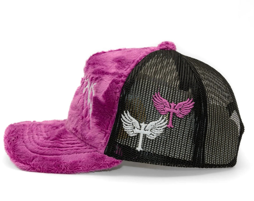 Reflection Luxury Fuzzy Trucker - Purple