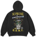 Supreme x Dsny Zip Up Hooded Sweatshirt Black